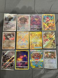 Lotto carte pokemon (vendibili singolarmente)