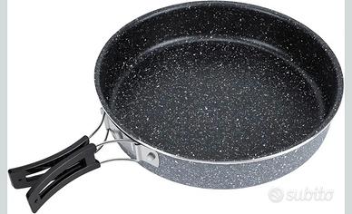 Padella Campeggio 20 cm Manico Pieghevole