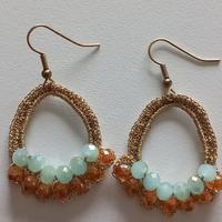 Orecchini artigianali all uncinetto