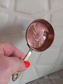 Padellino Lasserre vintage in rame 