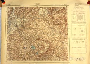 Cartina I.G.M.-aggiornamento 1954-ROMA F°.150