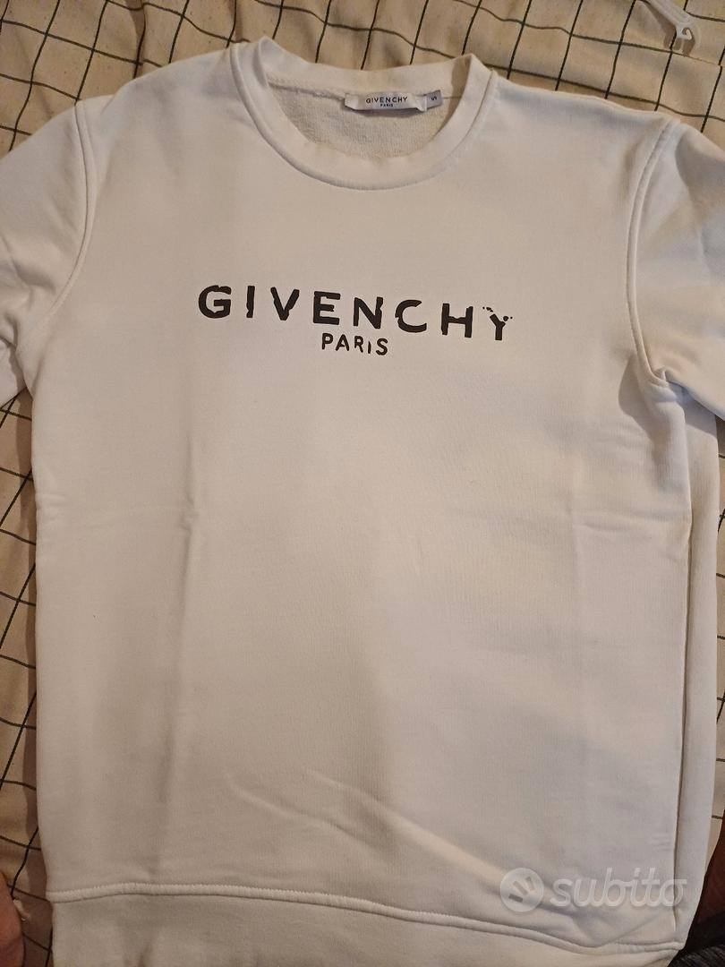 FELPA GIVENCHY BIANCA TAGLIA S uomo Abbigliamento e Accessori In vendita a Pisa