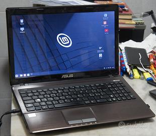 Notebook Asus Linux Ubuntu Mint  22.2 KDE 15.6''