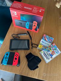 Nintendo Switch con 2 giochi
