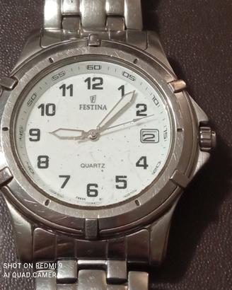 Festina orologio al quarzo usato cassa mm 38