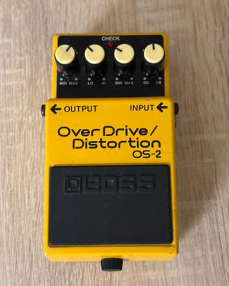 Boss OS 2 distorsire e overdrive