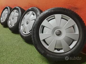 Cerchi Audi A3 Vw Golf Caddy 99% Inverna 205 55 16