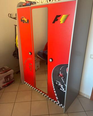 Camera ragazzi Formula 1 completa