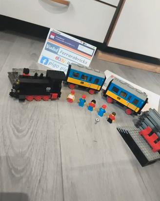 LEGO 7710 treno passeggeri con adesivi Legoland vi