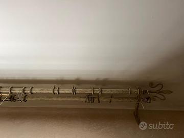 4 bastoni per tende luce e oscurante