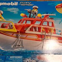 Playmobil 70147 Motoscafo/Barca Pompieri