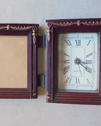 orologio con portafoto vintage