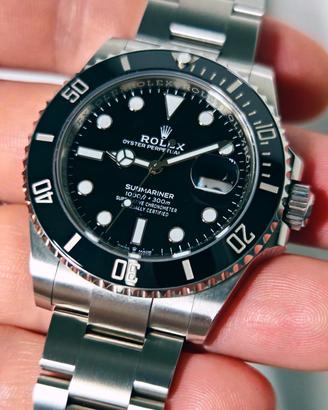 Rolex Sub data 41 126610LN nero 05/2025 like new