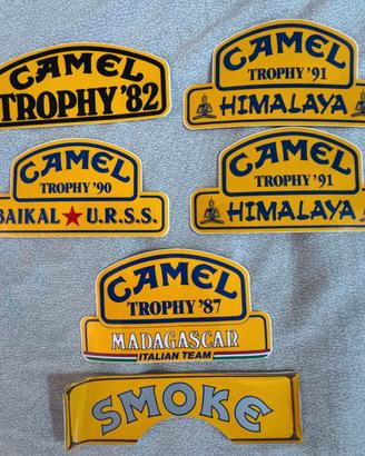 Adesivi Camel Trophy anni 80 - 6pz.