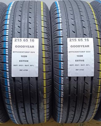 4 GOMME 215 65 16 GOODYEAR RIF4700