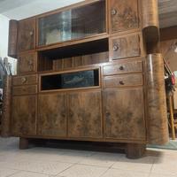 Credenza Art Déco anni ’30/’40 in radica – vintage