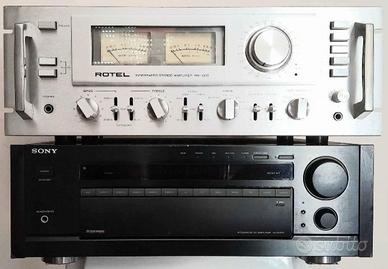 Rotel RA-1312 o Sony TA-AV670