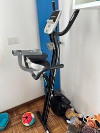 Cyclette pieghevole nuova