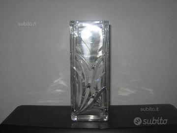 Vaso portafiori di cristallo-