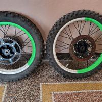Cerchioni moto bicolore 
