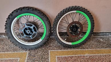 Cerchioni moto bicolore 