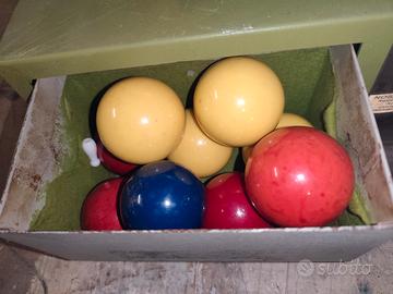 boccette da biliardo con contascatti