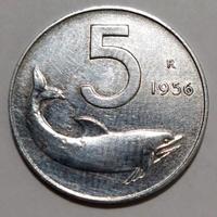 5 LIRE 1956