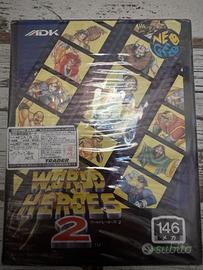 Neo Geo AES *World Heroes 2* Japan raro