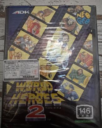 Neo Geo AES *World Heroes 2* Japan raro