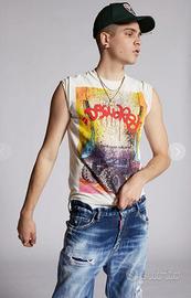 T-Shirt Dsquared 2 Uomo Taglia S ( Con Fattura )