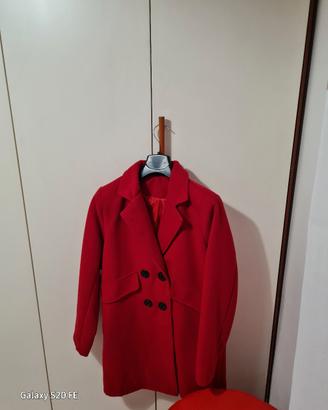 CAPPOTTO ROSSO DONNA