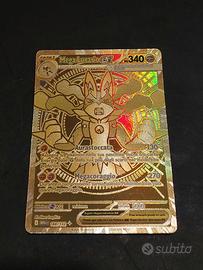 Carta Pokemon Mega Lucario ex Gold