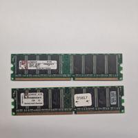 2x memoria RAM kingstone DDR 1GB