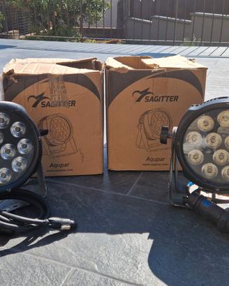 PAR LED SAGITTER AQU Par 12X12W RGBWA-UV IP65