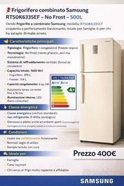 Frigorifero Samsung 500L no Frost
