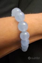 bracciale pietra acquamarina 