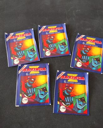 Mazinga mazinger bustina adesivi stickers toei