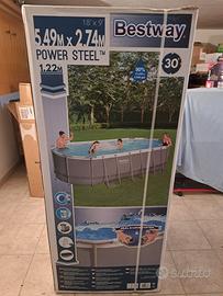Piscina mai usata ancora da spacchettare
