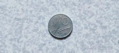Moneta 10 lire Spighe 1976