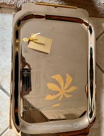 Vassoio laminato in oro 24kt nuovo full set