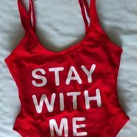 Costume intero rosso Shekini