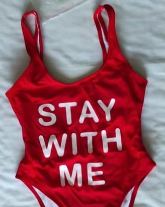 Costume intero rosso Shekini