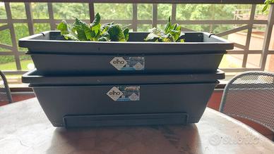 2 Fioriere da esterno Elho Barcelona antracite