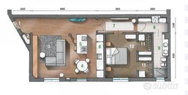Bilocale accogliente e ristrutturato