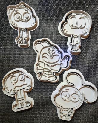5 Formine biscotti Straordinario mondo di Gumball