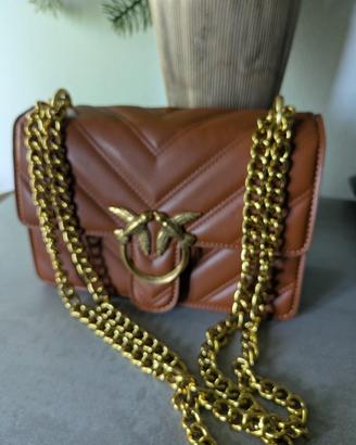 Borsa Mini Love Bag One Chevron di Pinko