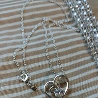 Collana con cuore e punto luce San Valentino