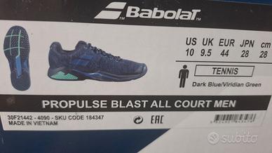 Nuove scarpe BabolaT da tennis n.44