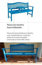 Panca Bizzotto tre posti 