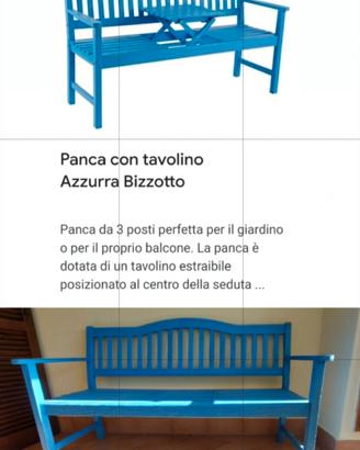 Panca Bizzotto tre posti 